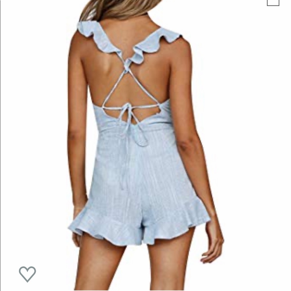 Light blue romper - Picture 2 of 2